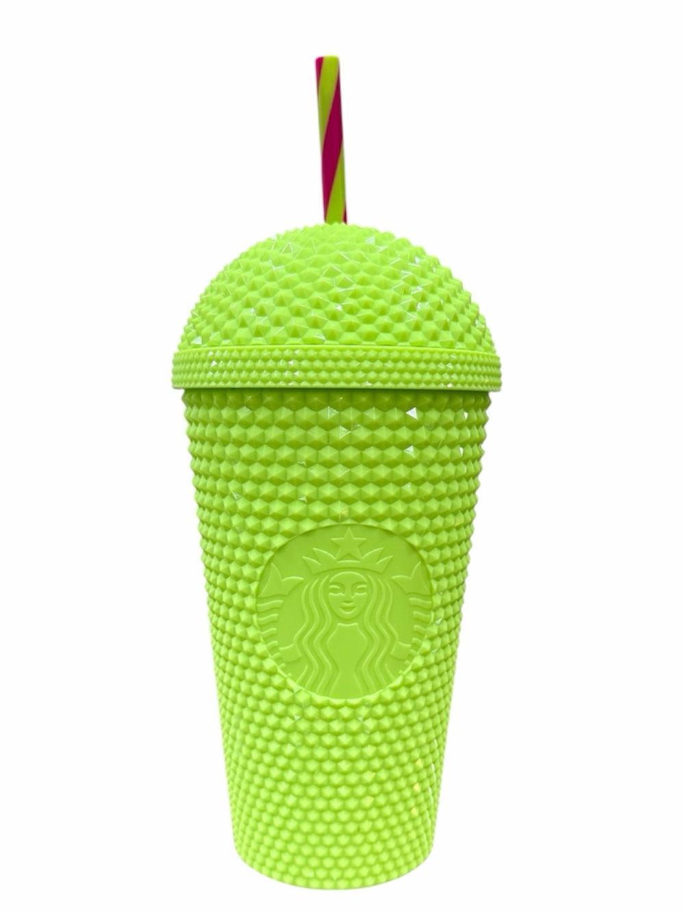 🦋Starbucks 30th Anniversary
Neon Green Dome Studded
Tumbler 16oz